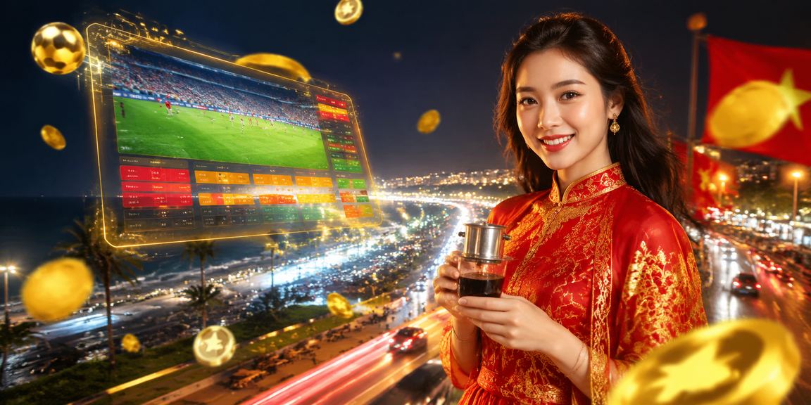 Người dùng đọc điều khoản dịch vụ casino tại quán cà phê Phan Thiết